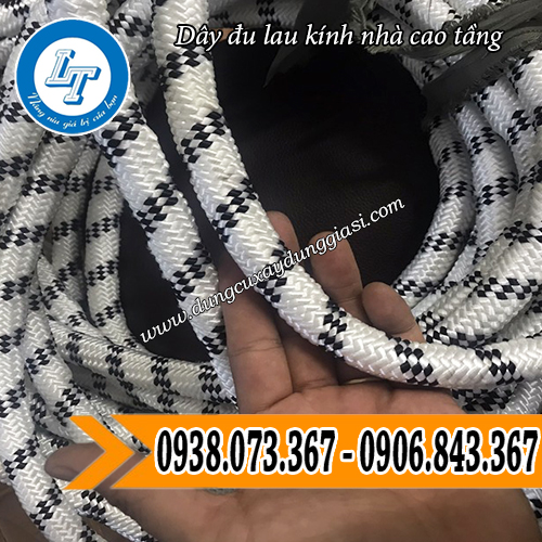 sợi dây đu lau kính nhà cao tầng đan bện chặt chẽ sợi dây đu lau kính nhà cao tầng đan bện chặt chẽ