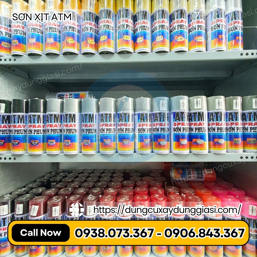 Sơn xịt ATM đủ màu Sơn xịt ATM đủ màu