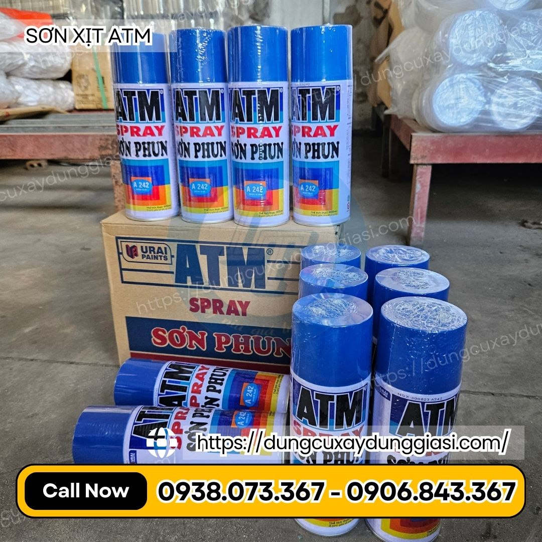 Sơn xịt ATM thùng 12 chai Sơn xịt ATM thùng 12 chai
