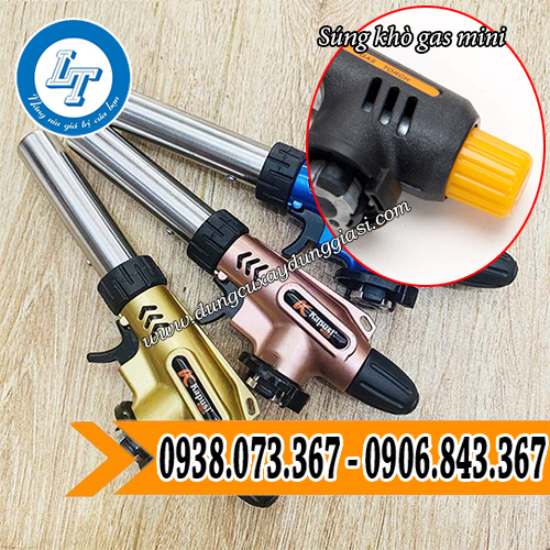 súng khò gas mini thiết kế núm vặn điều chỉnh lượng gas súng khò gas mini thiết kế núm vặn điều chỉnh lượng gas