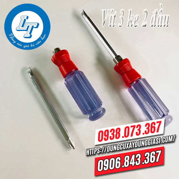 Thiết kế vít 1 đầu dẹp 1 đầu 3 ke Thiết kế vít 1 đầu dẹp 1 đầu 3 ke