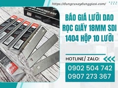 Báo giá lưỡi dao rọc giấy 18mm SDI 1404 hộp 10 lưỡi