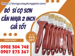 BỎ SỈ CỌ SƠN CÁN NHỰA 2 INCH GIÁ TỐT CHO ĐẠI LÝ