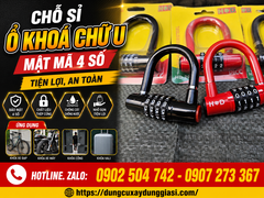 Chỗ sỉ ổ khoá chữ u mật mã 4 số - Tiện lợi, an toàn