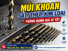 Mũi khoan sắt, thép, kim loại thông dụng giá sỉ tốt 