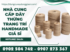 Nhà cung cấp dây thừng trang trí handmade giá sỉ