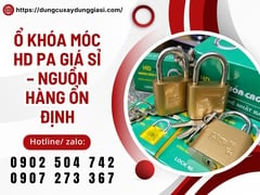 Ổ khóa móc HD PA giá sỉ – nguồn hàng ổn định