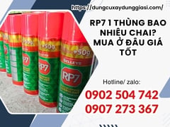 RP7 1 thùng bao nhiêu chai? Mua ở đâu giá tốt
