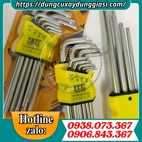 BỘ LỤC GIÁC YETI 9 cây