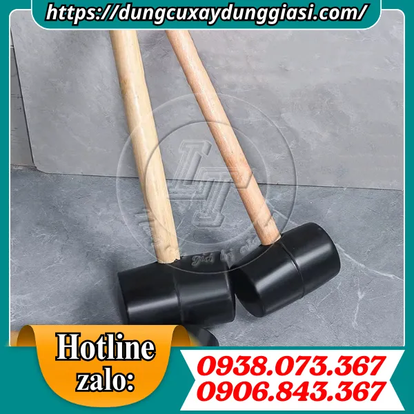 BÚA CAO SU CÁN GỖ