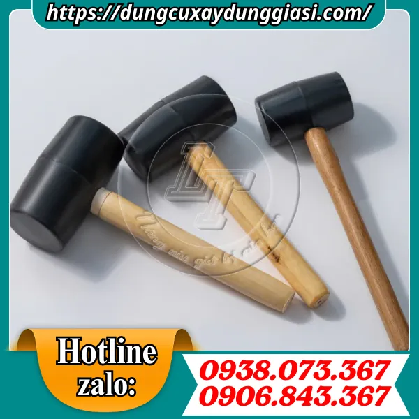 BÚA CAO SU CÁN GỖ