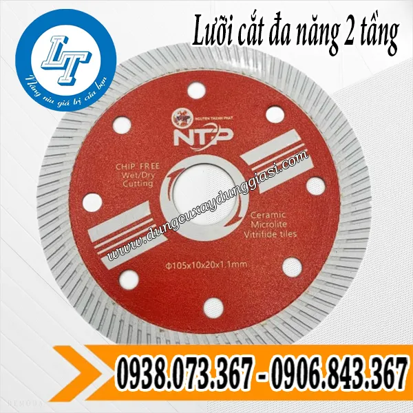 LƯỠI CẮT GẠCH ĐA NĂNG 2 TẦNG