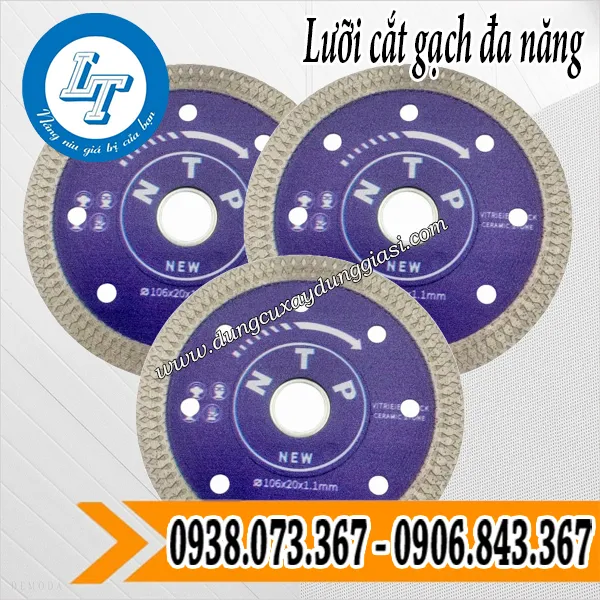 LƯỠI CẮT GẠCH ĐA NĂNG MẶT BÍCH XANH