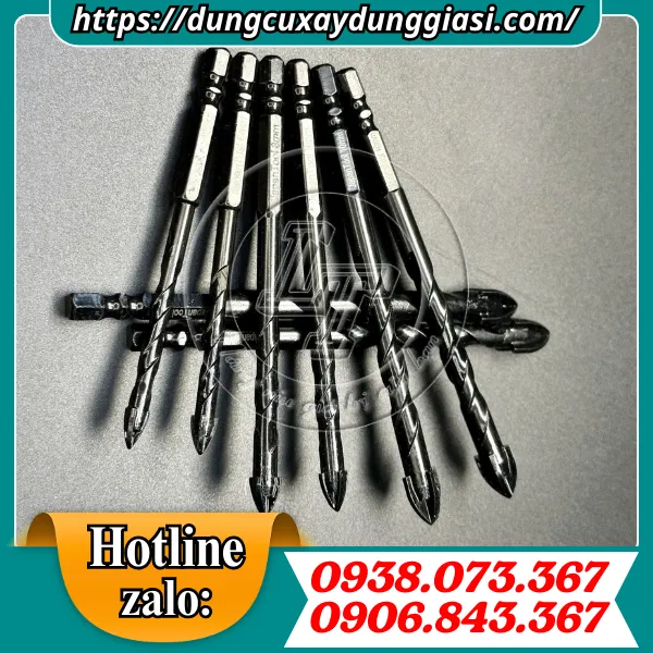 MŨI KHOAN ĐA NĂNG 4 CẠNH CHUÔI LỤC GIÁC