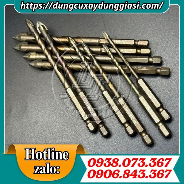 MŨI KHOAN ĐA NĂNG 4 CẠNH CHUÔI LỤC GIÁC