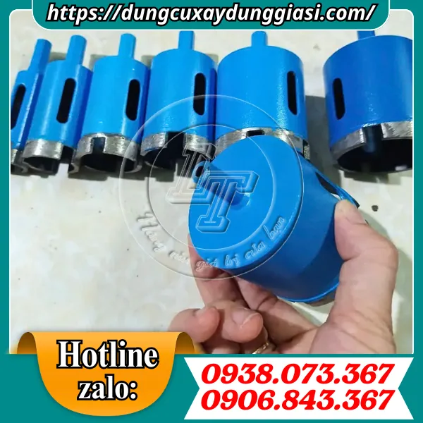 MŨI KHOAN KÍNH, ĐÁ HOA CƯƠNG XANH 