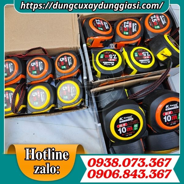 Thước cuộn thép bọc cao su