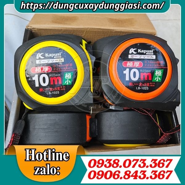 Thước cuộn thép bọc cao su