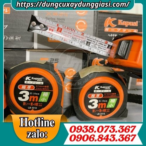 Thước cuộn thép bọc cao su