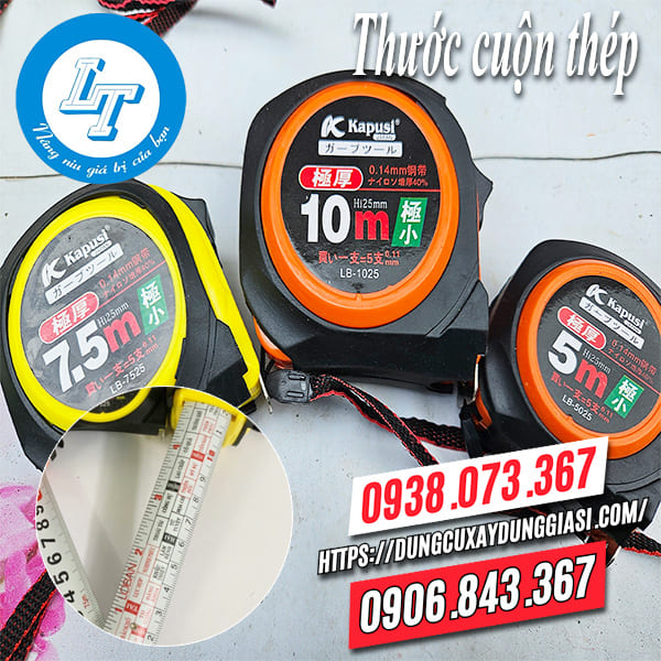 Thước cuộn thép giá rẻ tại Tiền Giang