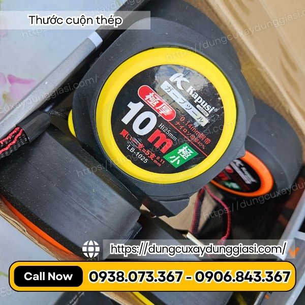 Thước cuộn thép nhựa abs