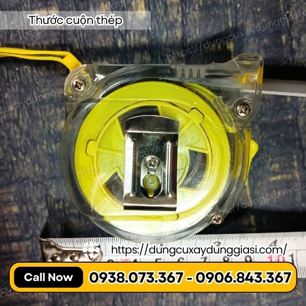Thước cuộn thép nhựa trong suốt