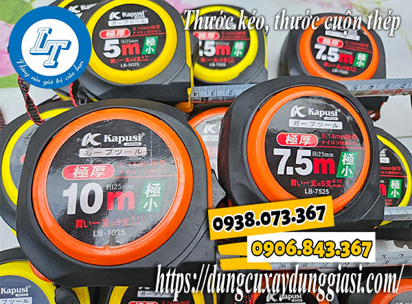 Thước kéo, thước cuộn thép giá rẻ