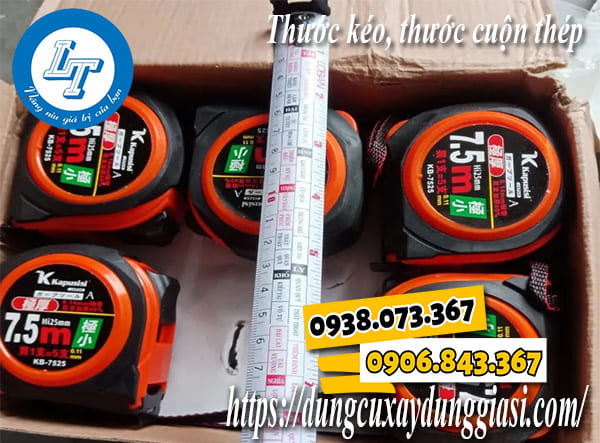 Thước kéo, thước cuộn thép giá rẻ