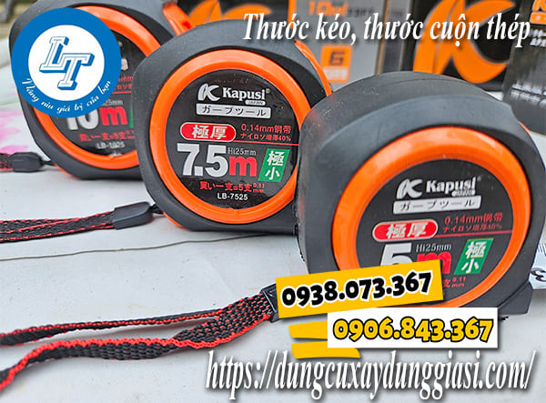 Thước kéo, thước cuộn thép giá rẻ