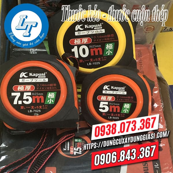 Thước kéo, thước cuộn thép giá rẻ hcm