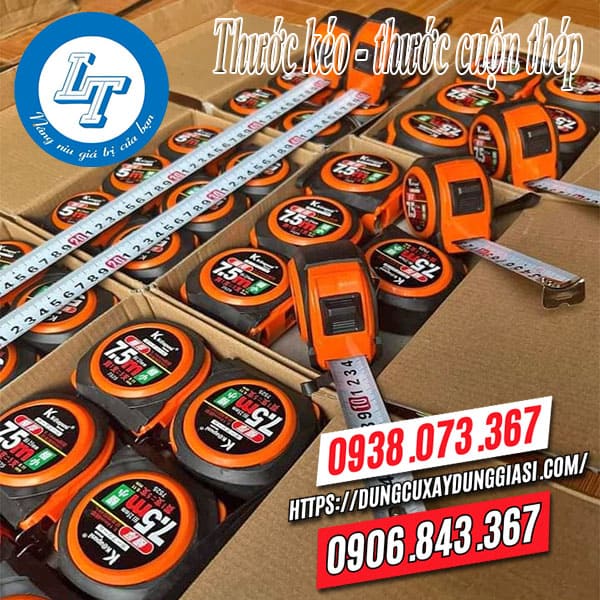 Thước kéo, thước cuộn thép giá rẻ hcm