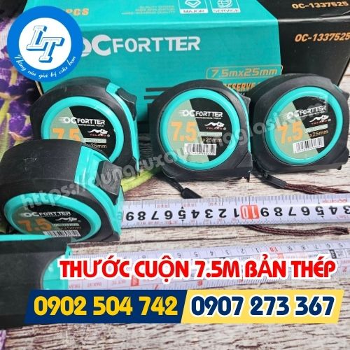 Thước cuộn 7.5m bản thép
