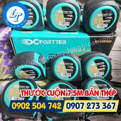 Tổng đại lý thước cuộn 7.5m bản thép giá sỉ