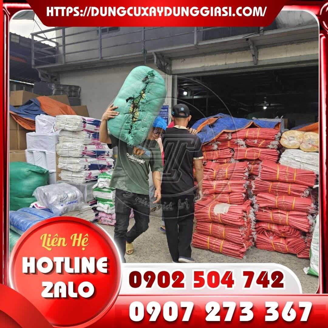 Lên hàng dây dù tròn cho khách tỉnh