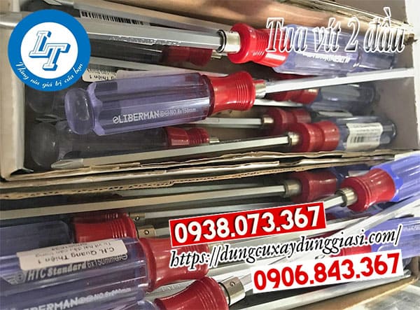 Tua vít 2 đầu đủ kích cỡ giá rẻ