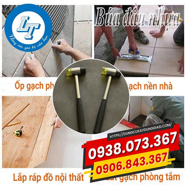 Ứng dụng của búa đầu nhựa Ứng dụng của búa đầu nhựa