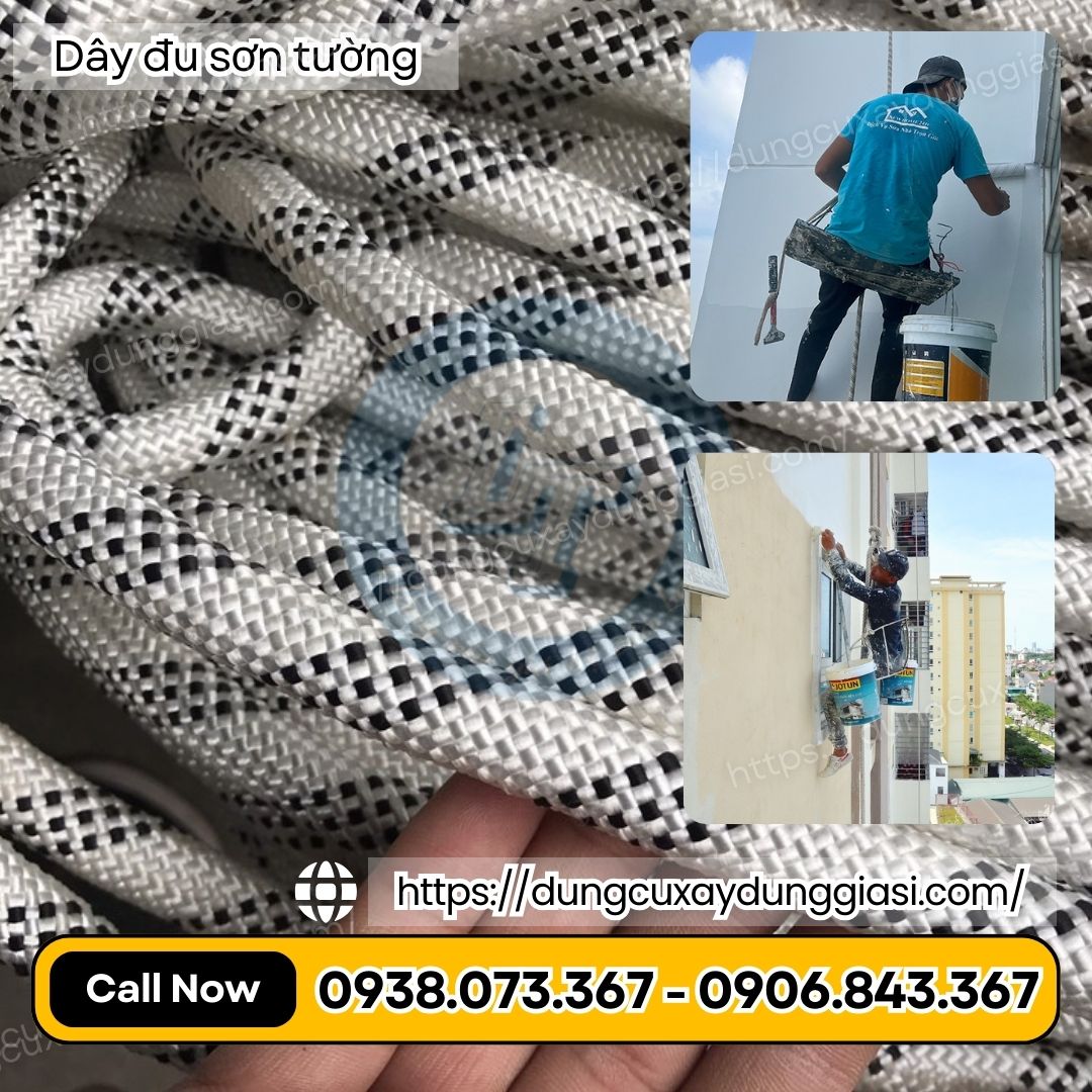 Ứng dụng của dây đu sơn tường
