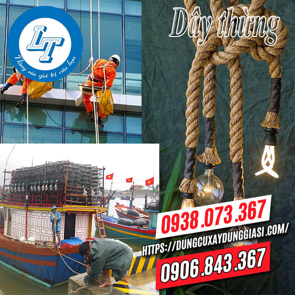 Ứng dụng của dây thừng trong đời sống Ứng dụng của dây thừng trong đời sống