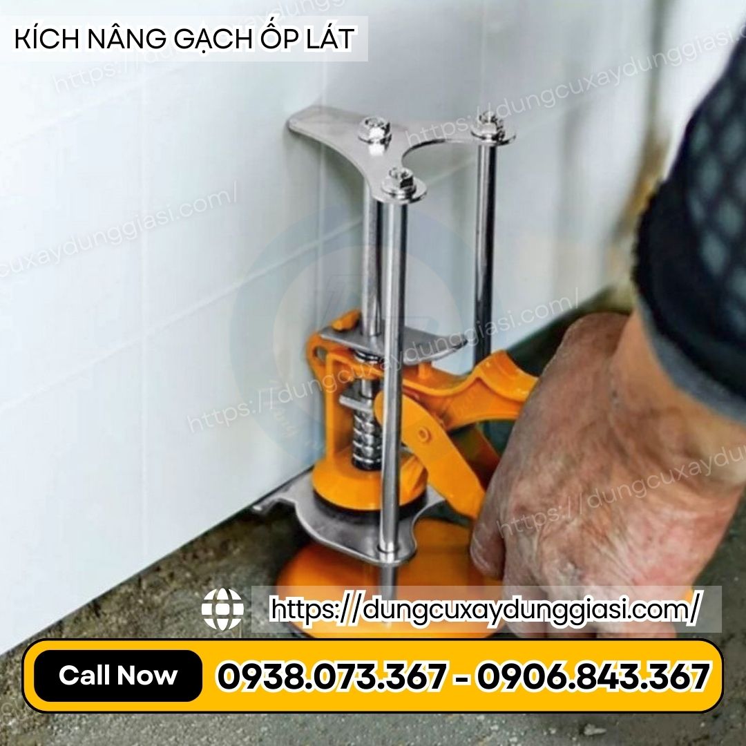 Ứng dụng của kích nâng gạch ốp lát