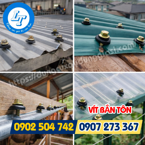 Vít bắn tôn long đền cao su