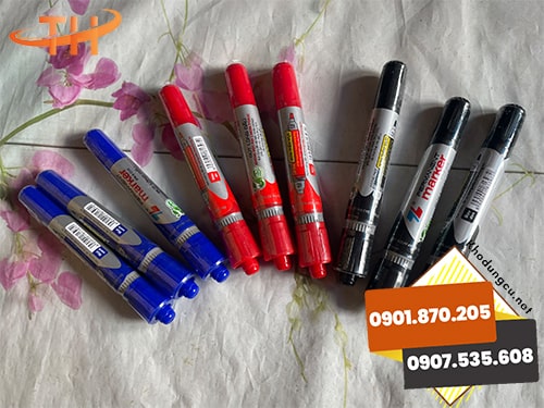 Bút lông dầu xanh, đỏ, đen Bút lông dầu