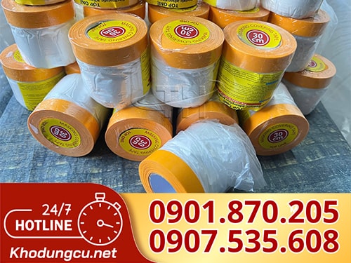 Băng keo che sơn Băng keo che sơn chuyên dụng cho thợ sơn