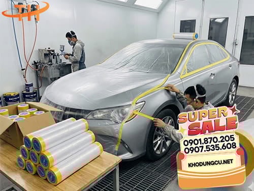 Băng keo che sơn ô tô Băng keo che sơn ôtô giá tốt