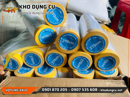Băng keo che sơn TOP ONE Băng keo che sơn TOP ONE che bụi
