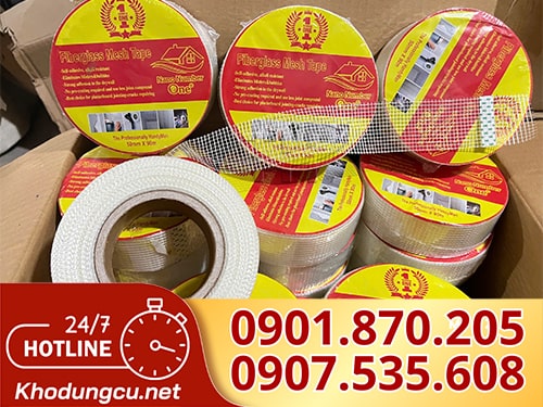 Băng keo lưới thủy tinh Băng keo lưới thủy tinh giá rẻ