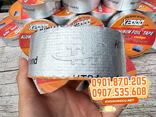 Băng keo nhôm chống thấm Băng keo nhôm chống thấm vá dột