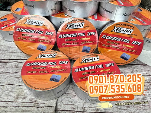 Băng keo nhôm chống thấm Băng keo nhôm chống thấm