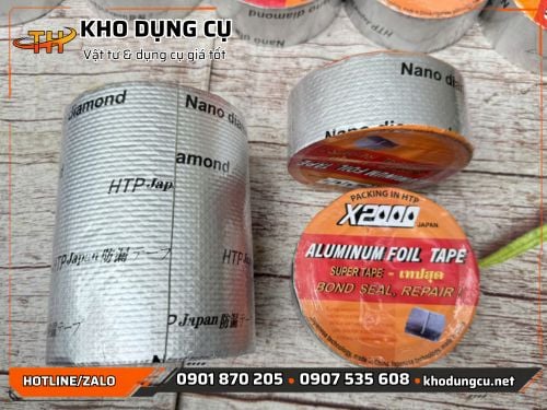 Băng keo nhôm dán mái tôn Băng keo nhôm dán mái tôn chống dột
