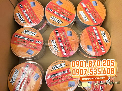 Băng keo nhôm chống thấm Băng keo nhôm vá dột