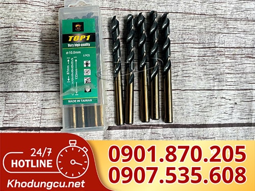 Mũi khoan kim loại Bộ mũi khoan kim loại 10mm